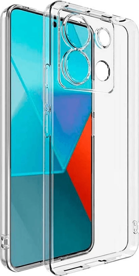 Mbështjellës ultra i hollë silikoni ONASI për Xiaomi Redmi Note 13 Pro, 0.3 mm, transparent