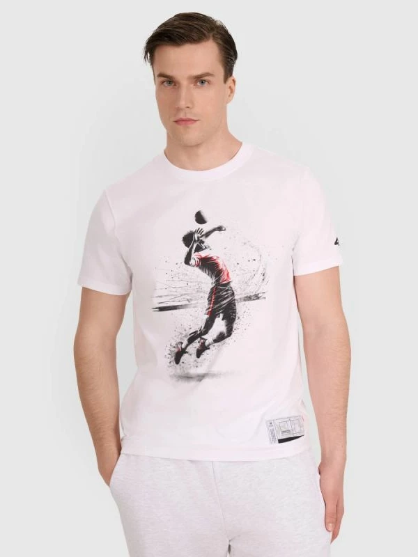 Maicë për meshkuj 4f me print volejbolli