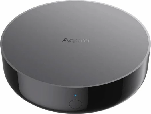 Hub smart home AQARA Hub M200 HM-G03D, Matter/Zigbee/Thread, Wi‑Fi/Ethernet (PoE), IR 360°, altoparlant 90 dB, i zi, paketë 1 copë