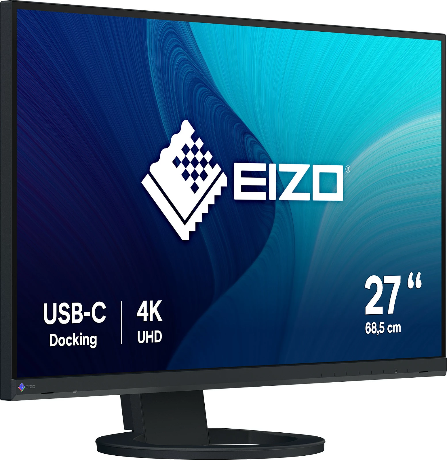 Monitor EIZO FlexScan EV2740S, 27", 4K UHD, USB-C docking, i zi
