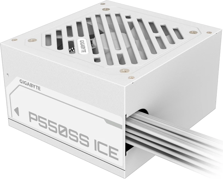 Furnizues rryme (PSU) GIGABYTE GP-P550SS ICE 550W 80 Plus Silver ATX 3.0 (3.1) Active PFC, i bardhë