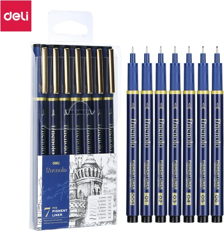 Deli Set Rapitografa (0.05-0.6) 1/7 Q909