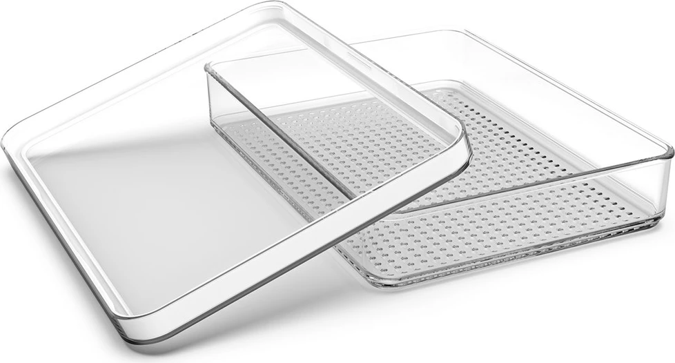 Enë ushqimore Rotho Rondo Loft, 2 x 0.85l, Transparent