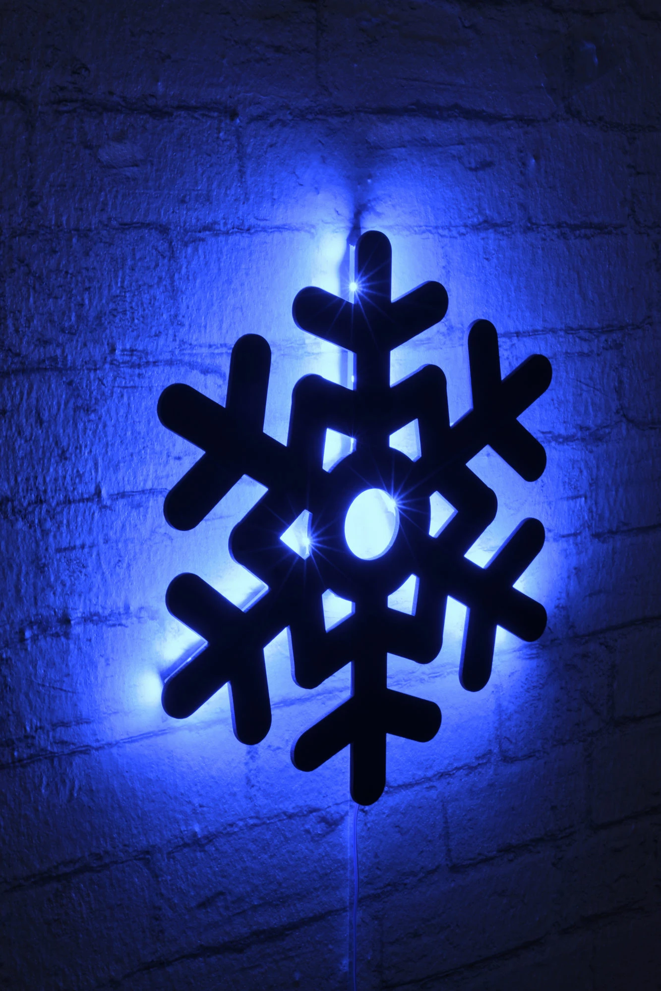 Dritë dekorative LED, formë bore, ngjyrë kaltër, Wallity Snowflake 2