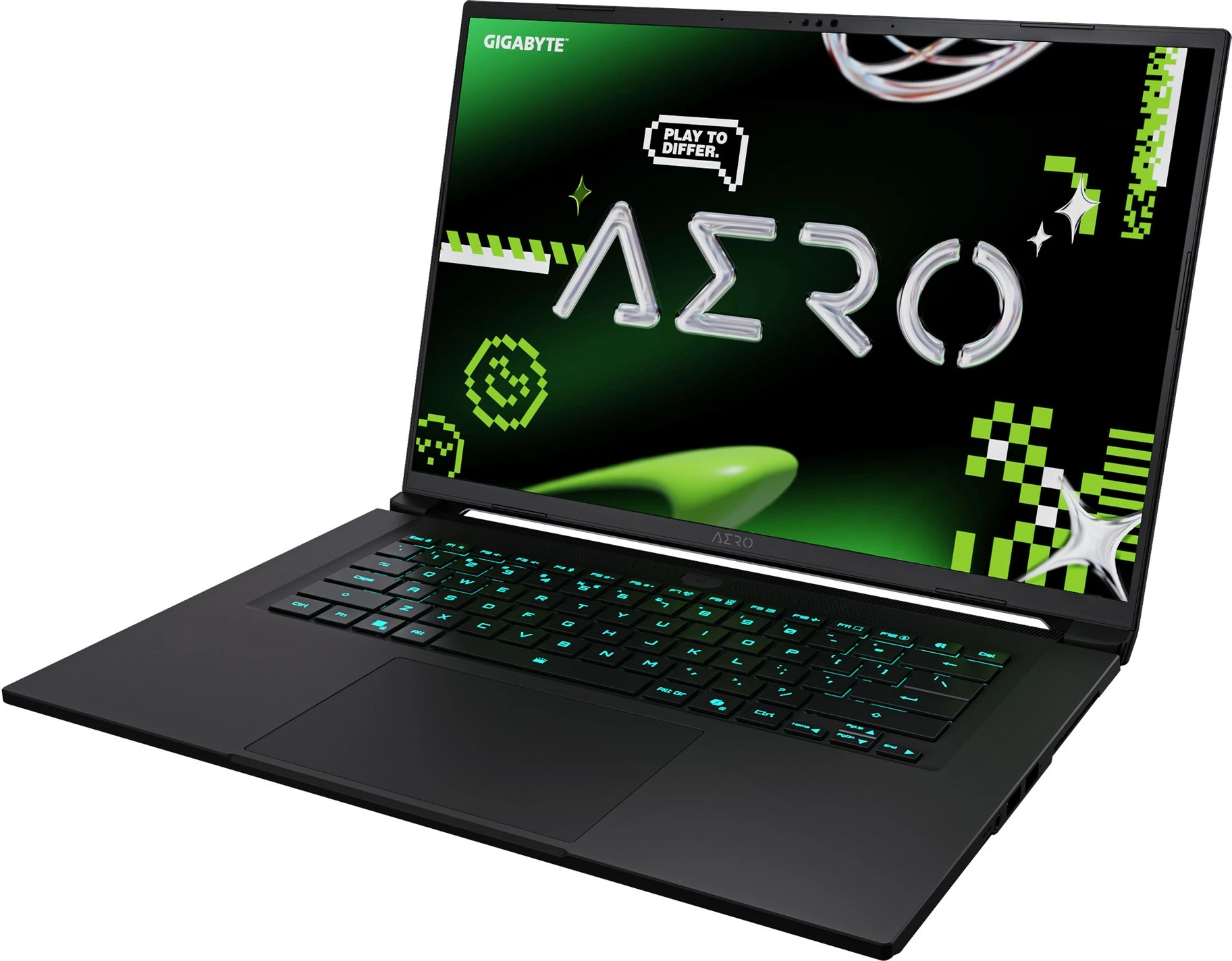 Laptop gaming Gigabyte Aero X16 AI, 16 inç, QHD, 165Hz, AMD Ryzen AI, GeForce RTX, e zezë
