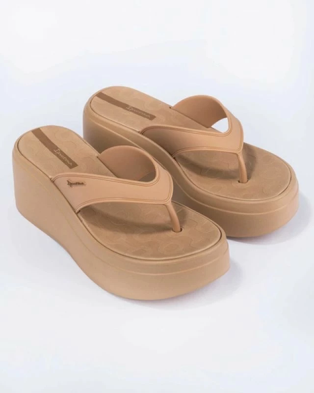 Flip-flopa për femra Ipanema Solaris Platform, bezhë [Madhësia: 39]