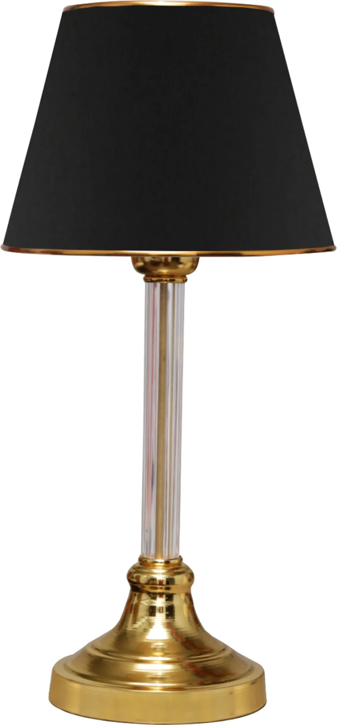 Llambë tavoline dekorative, ngjyrë ari dhe e zezë, FH7591.03