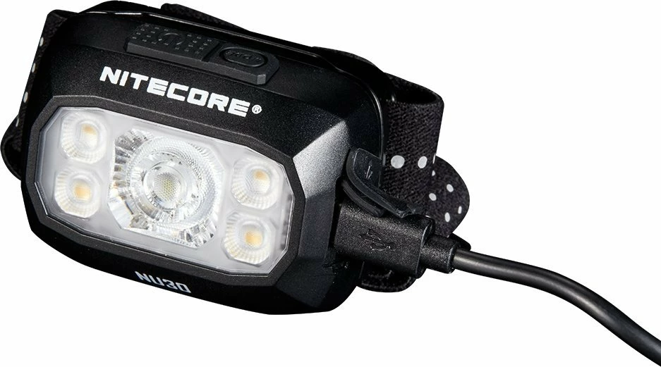 Llambë ballore Nitecore NU30 500 lm, USB‑C, bateri 1500 mAh, IP66, e zezë