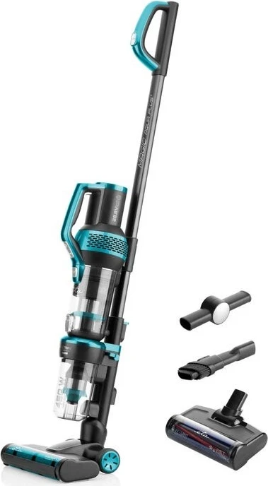 Pastrues vertikal dhe me mopë ETA Magic Aqua Plus, me bateri lithium-ion, ngjyrë zi-kaltër