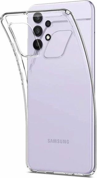 Mbështjellës Spigen Liquid Crystal për Samsung Galaxy A32/A325 LTE, transparent