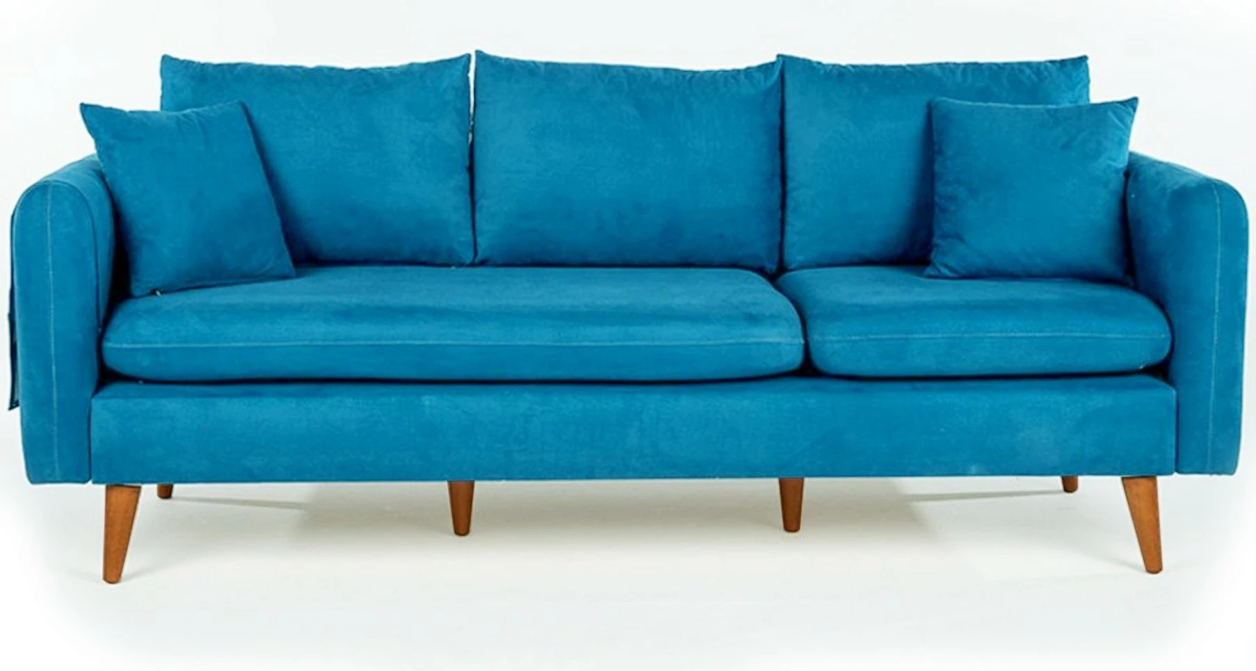 Set divani Atelier del Sofa, Sofia-TKM05-0201, ngjyrë kaltër e errët