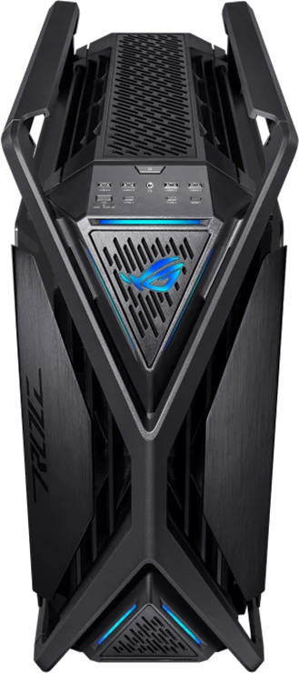 Kasë ASUS ROG Hyperion GR701 E-ATX gaming, 4x140mm fan, dual radiator 420mm, ARGB/Aura Sync, 2x USB-C, fast charging 60W, e zezë