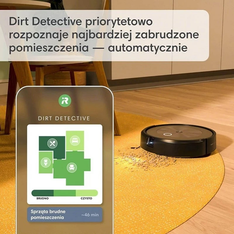 Fshesë robotike iRobot Roomba j9+, i zi