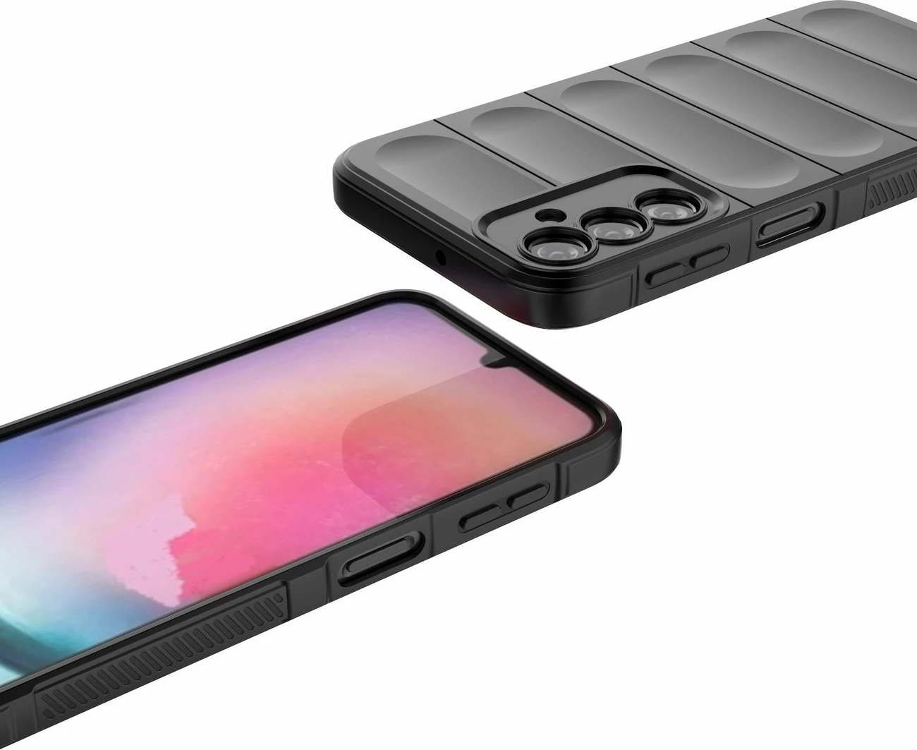 Mbështjellës Hurtel Magic Shield Case për Samsung Galaxy A24 4G, i kuq