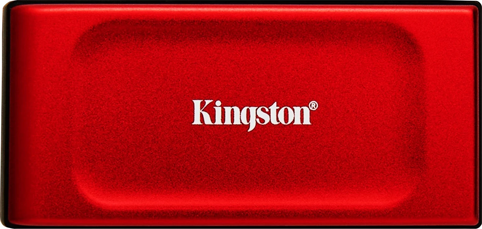 Disk i jashtëm SSD Kingston XS1000, 1TB, USB 3.2 Gen 2, Kuq