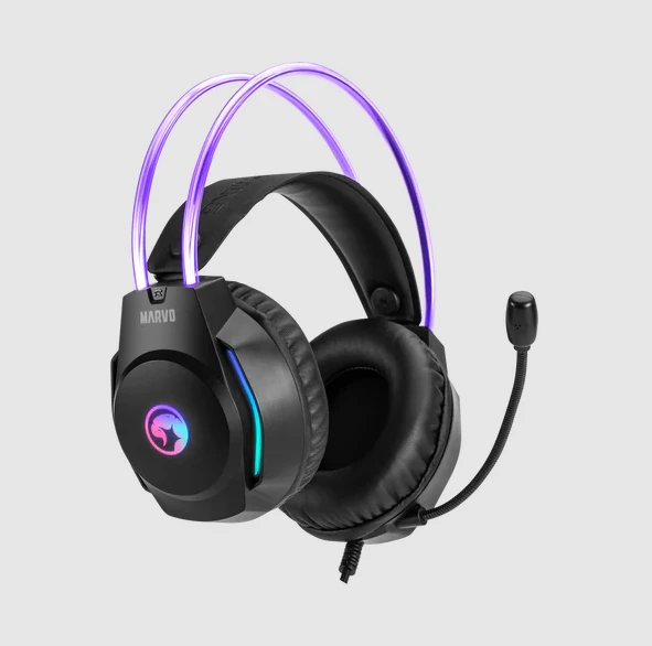 Kufje MARVO H8620 Wired Headset, të zeza