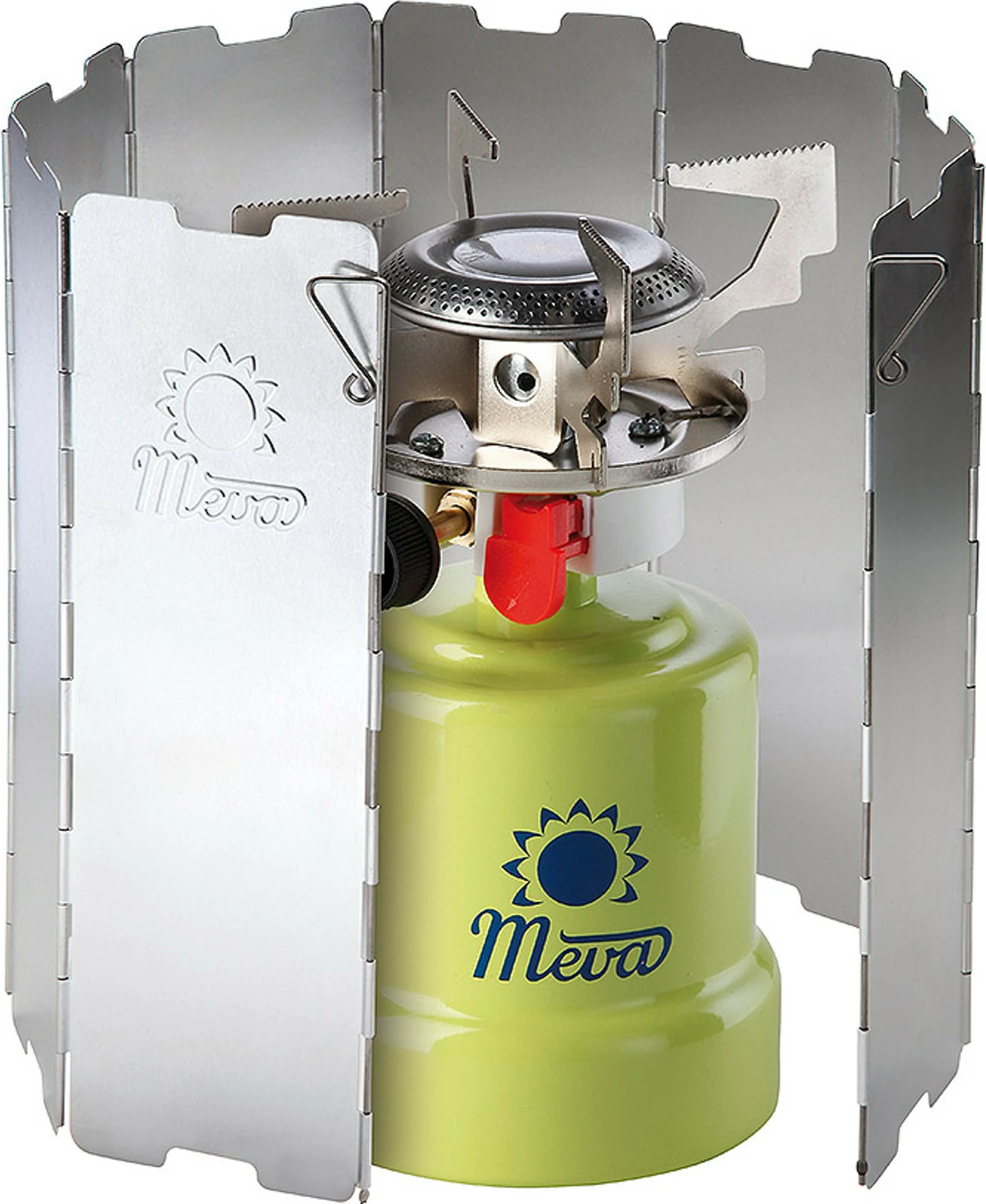 Mbrojtëse ere për sobë kampingu Meva GD15004, alumin, argjendtë