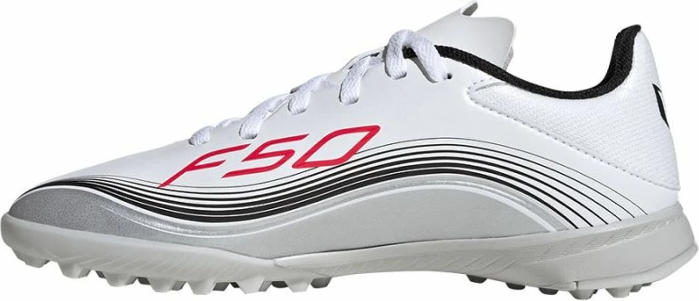 Atlete futbolli për fëmijë adidas, të bardha