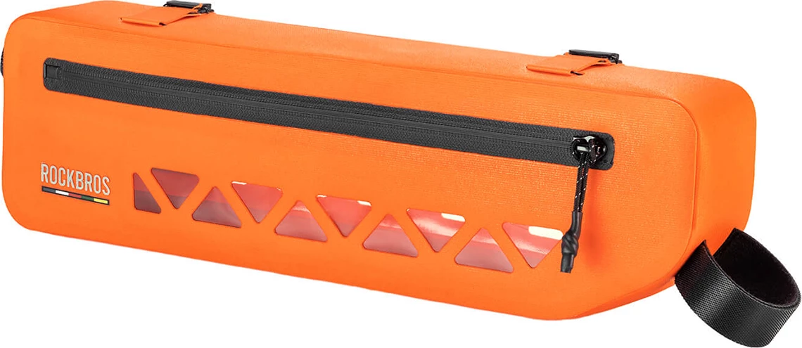 Çantë kornize biçiklete Rockbros AS-140 ROAD TO SKY 1.7 L waterproof, portokalli
