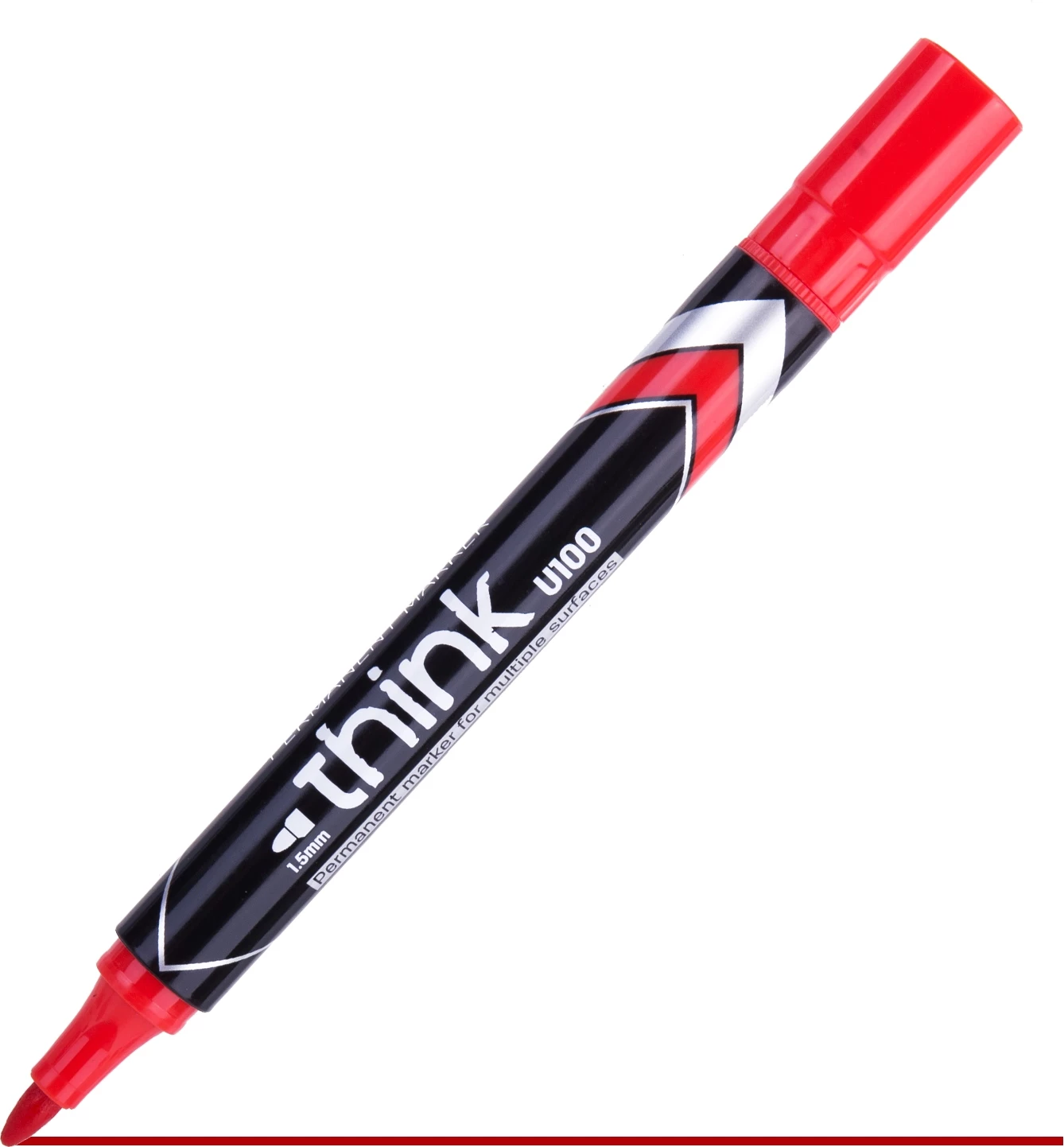 DELI MARKER PERMANENT I KUQ 1.5MM U100