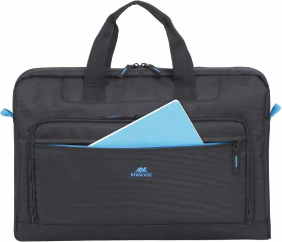 Çantë laptopi RivaCase 8059, 17.3", poliestër, e zezë