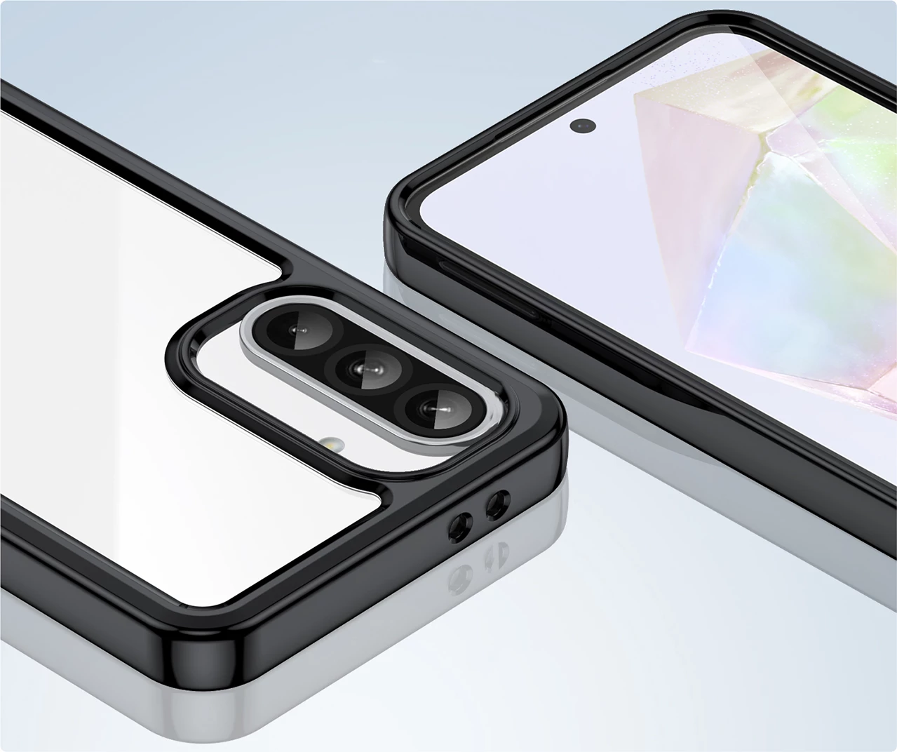 Mbështjellës Hurtel Outer Space Case për Samsung Galaxy A26, TPU/PC, i zi