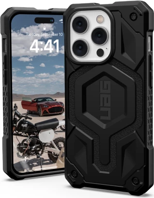 Mbështjellës UAG Monarch Pro për iPhone 14 Pro, MagSafe, i zi