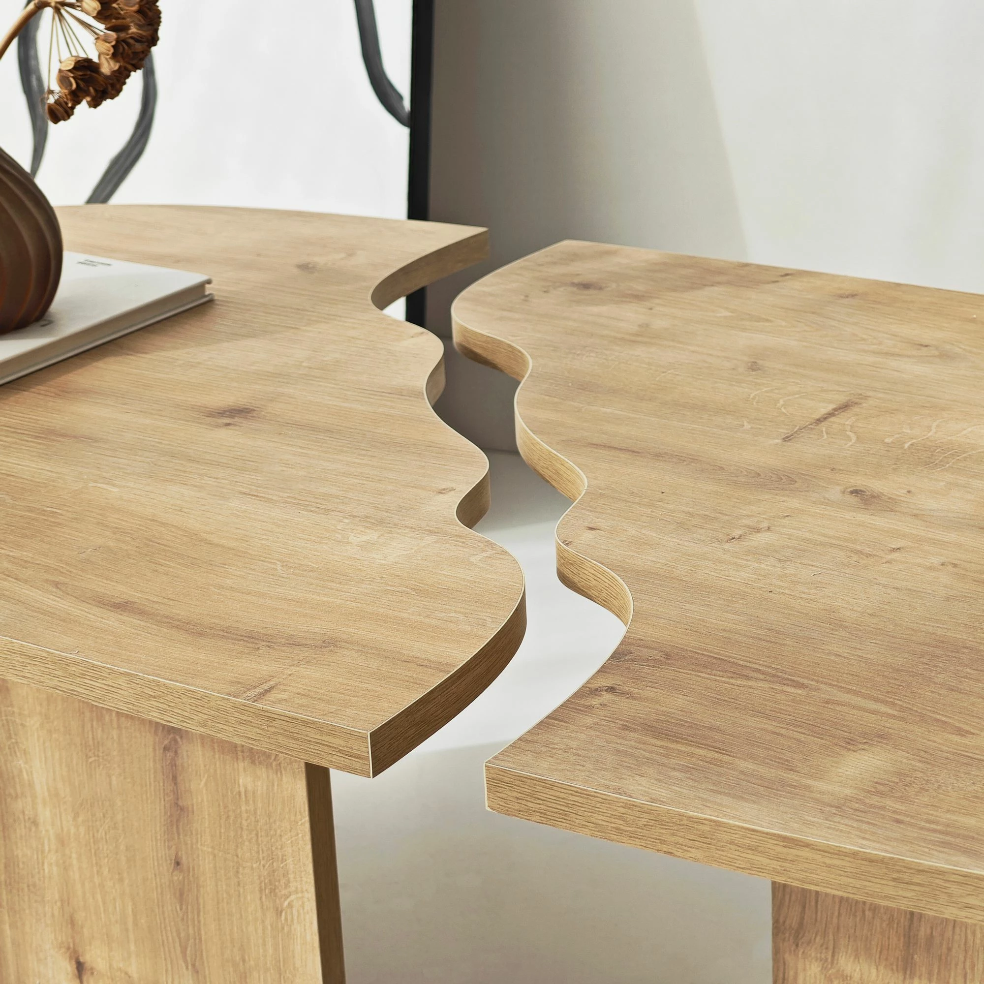 Tavolinë kafeje Skye Decor, ngjyrë lisi Sapphire Oak