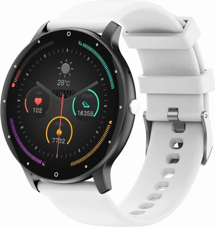 Smartwatch Gravity për të gjithë, zi/bardhë