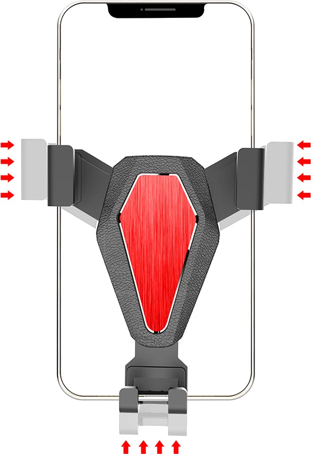 Mbështjellës graviteti për celular Hurtel YC07, për makinë, argjend