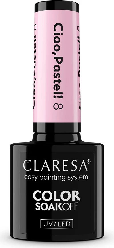 Llak për thonj për femra Claresa Ciao Pastel! Hybrid, 8.5g