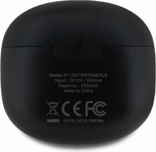 Kufje TWS DKNY Satiny Finish, Bluetooth 5.3, USB-C, të zeza