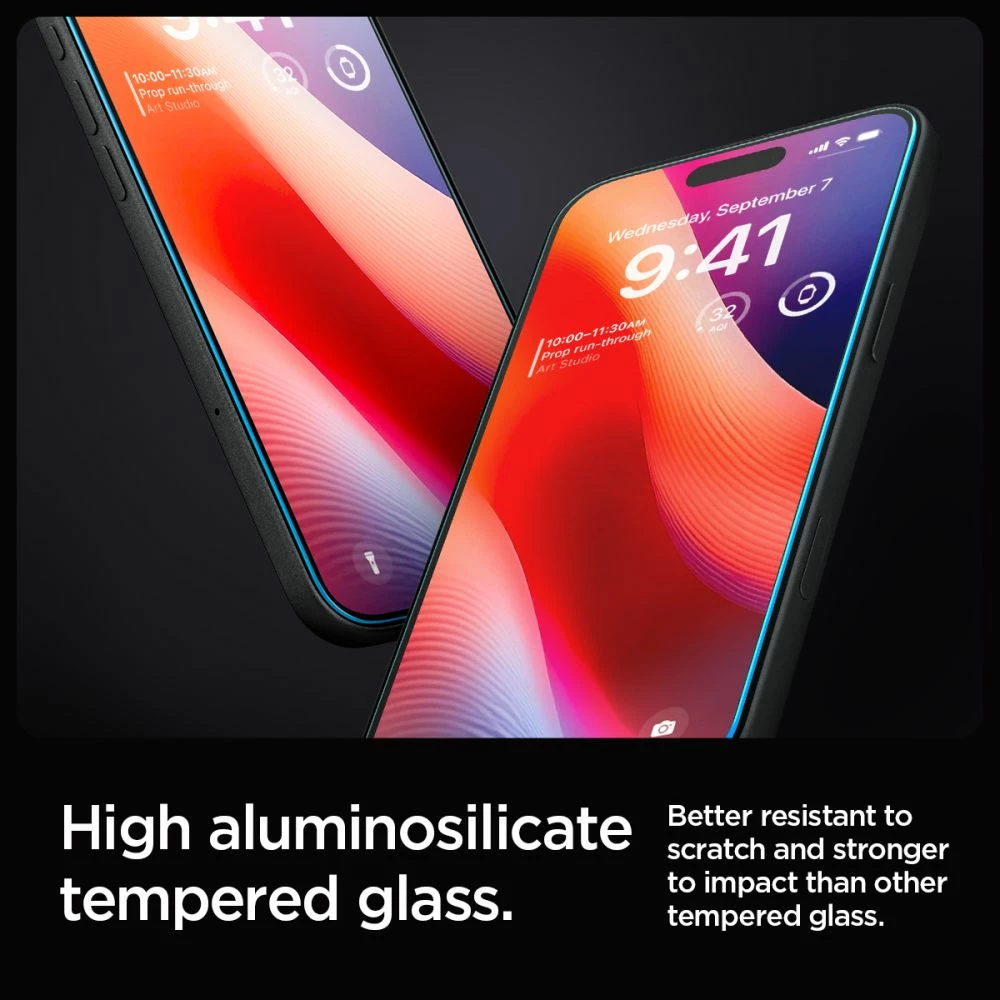 Xham mbrojtës Spigen Glas.tR EZ Fit për iPhone 16 Pro