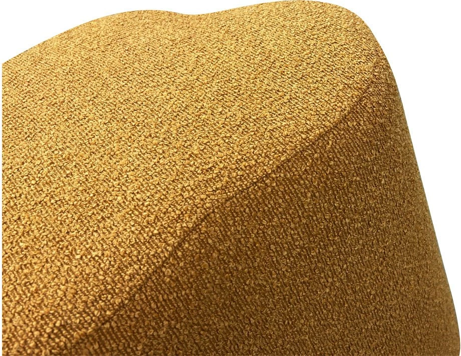 Stool Daisy, ngjyrë mustard e errët, 48x48x42cm