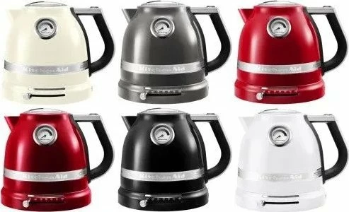 Bollitore elektrike KitchenAid Artisan 5KEK1522EBK 1.5L 2400W me kontroll temperature, e zezë