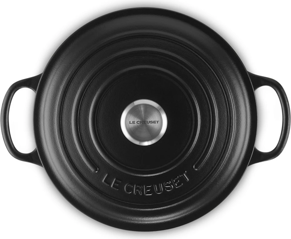 Tenxhere Le Creuset Signature 3.3L, gize, e zezë