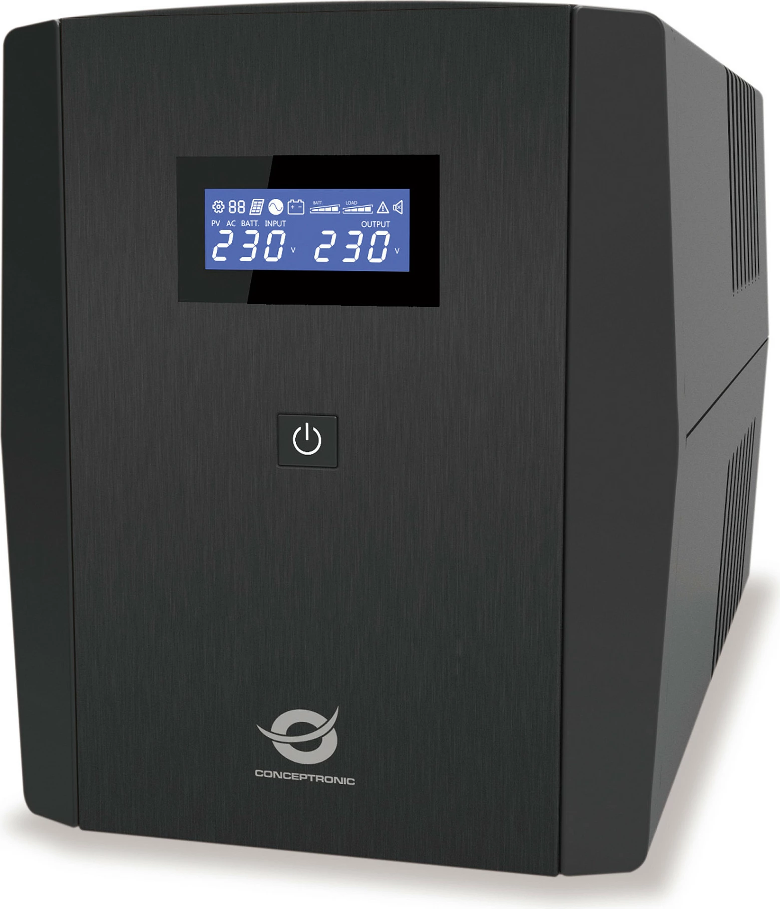 UPS Conceptronic ZEUS03G, 1200VA/720W, 4x prizë UK (Type G), AVR, LCD, USB, RJ45, e zezë