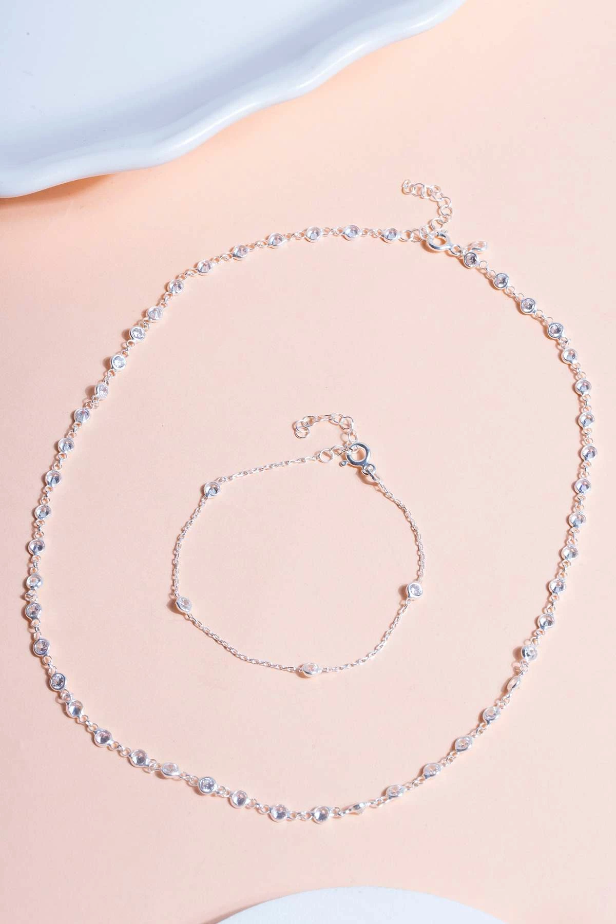 Set varëse dhe vathë argjendi Jumeon, TFNY65230, e bardhë