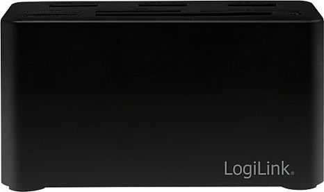 Mini docking station LogiLink USB 3.2 Gen1, 8-port, USB-C, lexues kartelash, i zi