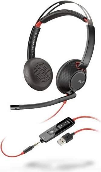 Kufje Poly Blackwire C5220 - USB, e zeze