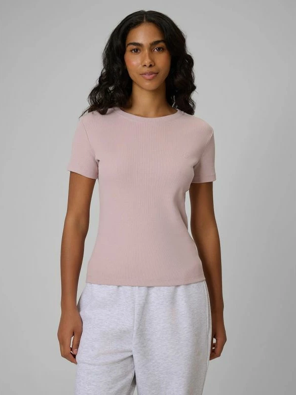 Maicë slim për femra 4F 4FRSS26TTSHF3629, e bardhë