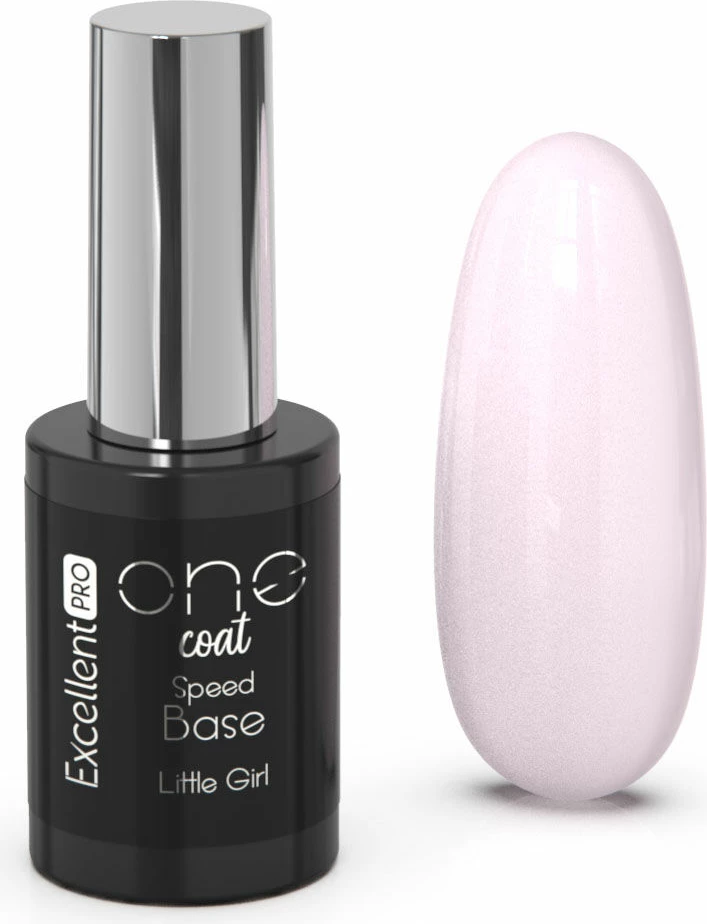 Bazë për thonj për femra Excellent PRO One Coat Speed Base Hybrid Covering Base Little Girl, 11g