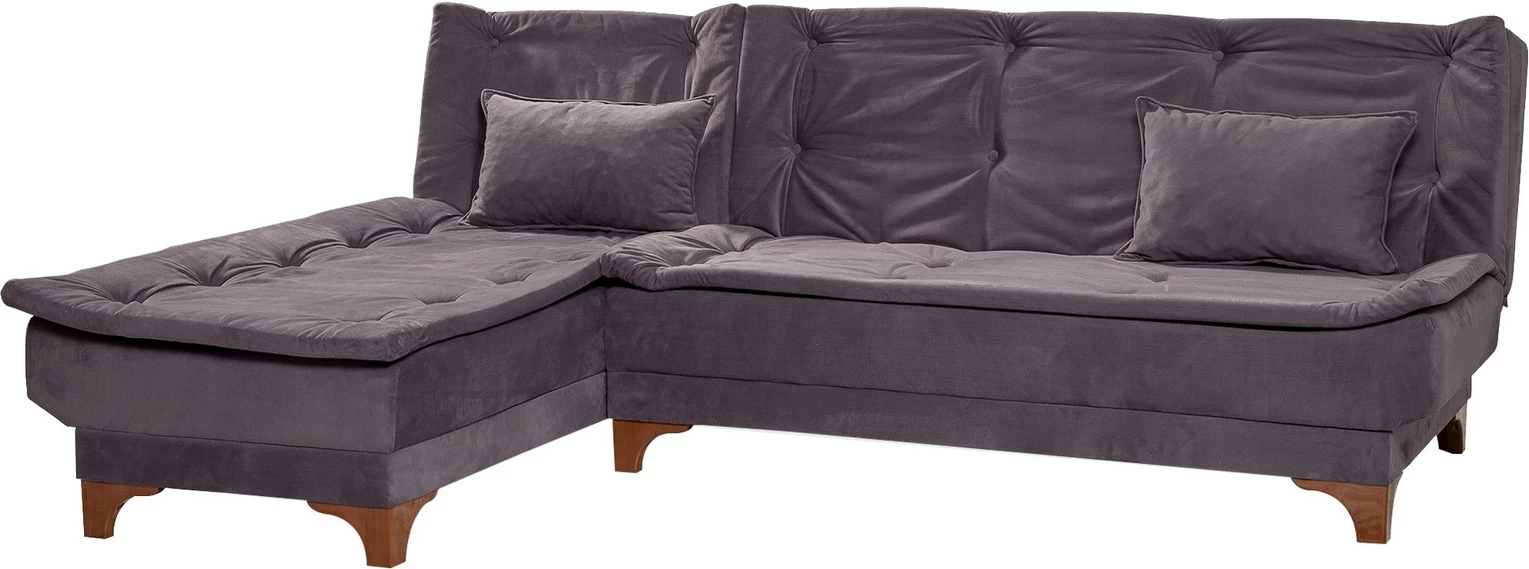 Kënd-sofa krevati Atelier del Sofa, kënd majtas, ngjyrë antracit