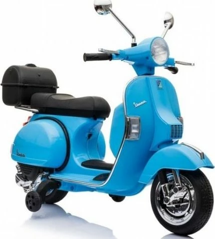 Skuter elektrik për fëmijë Lean Sport Vespa, 3-4 km/h, blu