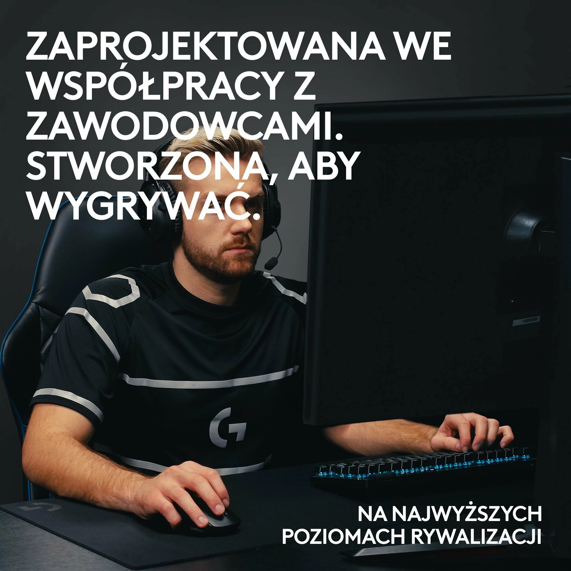 Tastierë gaming Logitech PRO X TKL Lightspeed 920-012159, mekanike GX Brown, TKL 80%, US layout, wireless 2.4GHz/Bluetooth/USB, RGB, rozë
