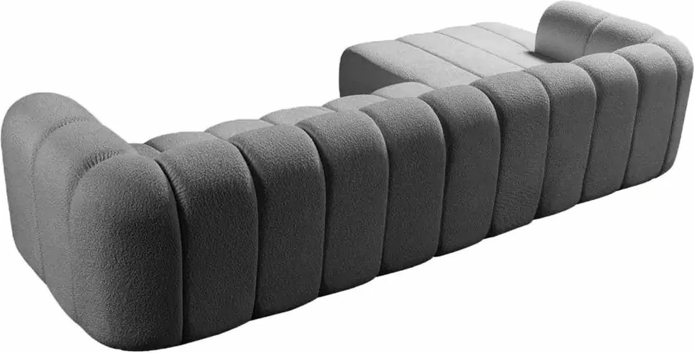 Këndare Atelier del Sofa, N-Line, kënd i majtë, ngjyrë gri