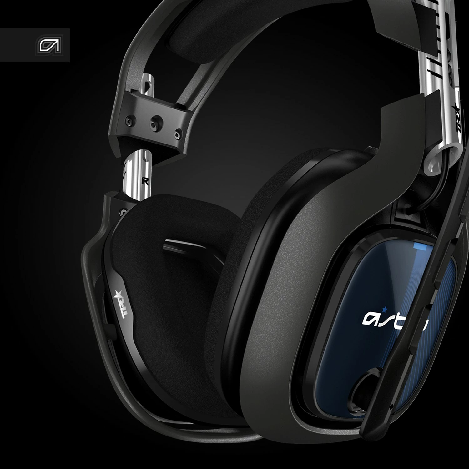 Kufje Logitech Astro A40 TR, për PS4, me kabllo, jack 3.5mm, zi/blu