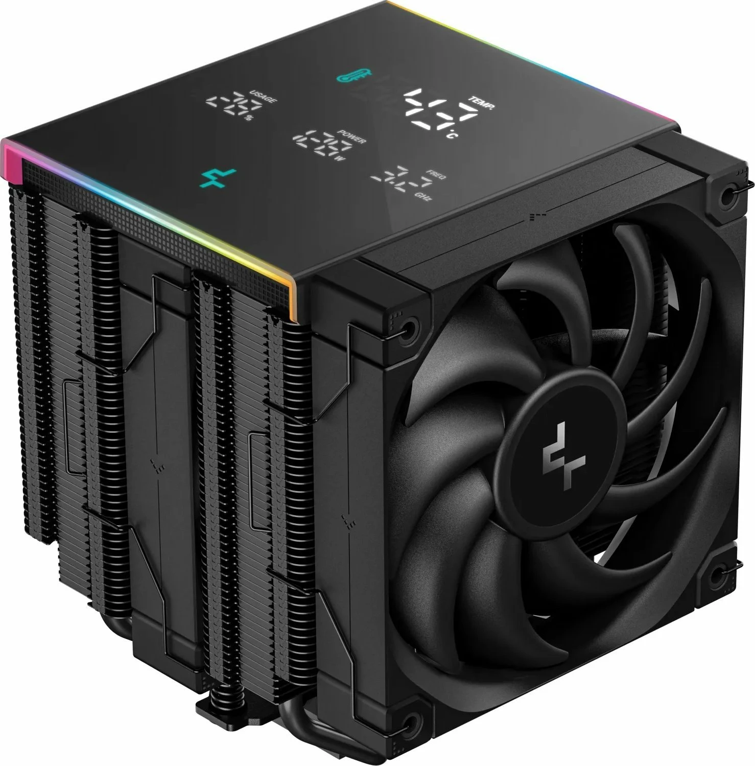 Ftohës CPU Deepcool AK620 Digital Pro R-AK620-BKAPMN-G, 2x120 mm, ARGB, i zi