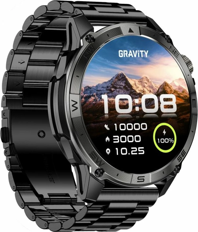 Smartwatch Gravity GT46-4, rrip i zi + byzylyk