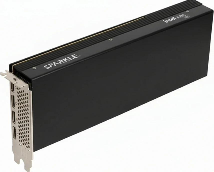 Kartelë grafike Sparkle Intel Arc B70 Pro, 32GB GDDR6, ftohje pasive, e zezë